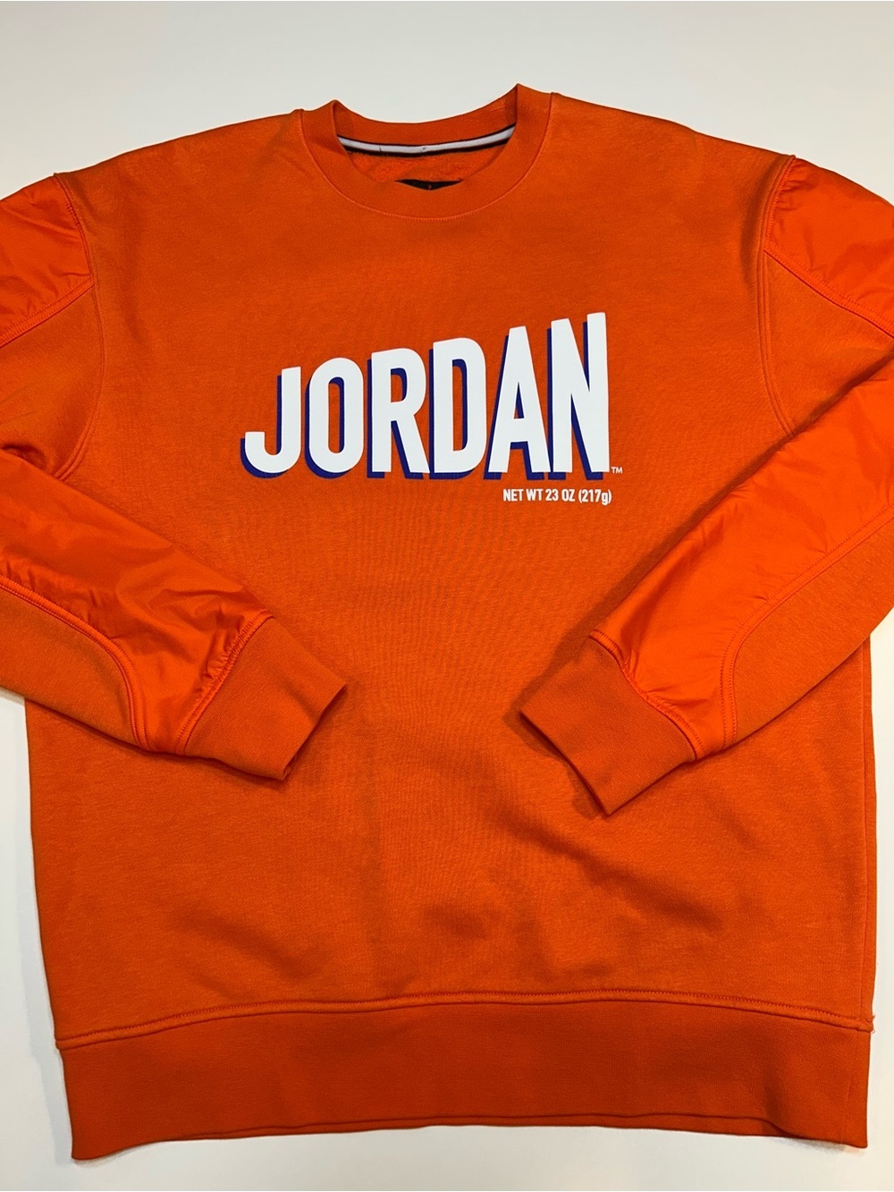 Nike Air Jordan Flight MVP Wheaties Graphic Crewneck Sweatshirt Orange